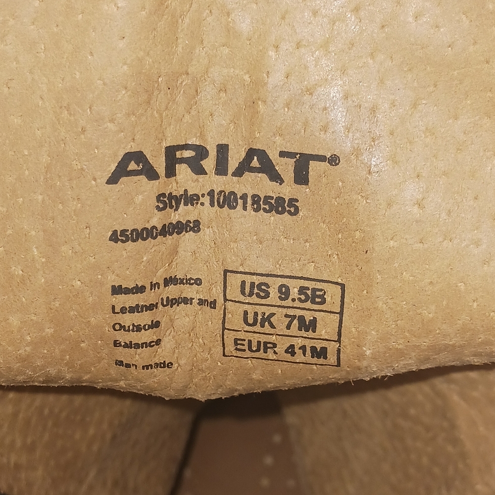 Ariat Women's Leather Boots Size 9.5B - Picture 6 of 15